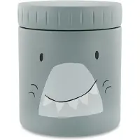 Trixie Geïsoleerde Voedselcontainer - Mr. Shark - 350ml - Thermo Lunchpot voor Kinderen - RVS - Vanaf 4 Maanden - Lekvrij & Lichtgewicht