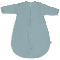 Jollein Newborn Slaapzak Zomer Met Afritsbare Mouw 60cm - Rond - Ajour Sea Green- Zomerslaapzak