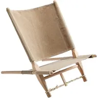 Nordisk Moesgaard Houten Stoel, beige 2023 Klapstoelen & Vouwstoelen