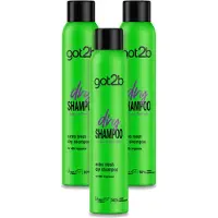 Schwarzkopf 3 x got2b Droogshampoo Extra Fresh - 200 ml - Voordeelverpakking - 3 stuks