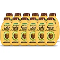 Garnier 12 x - Loving Blends - Shampoo - Avocado Olie & Shea Boter - Zeer Droog & Pluizig Haar - 300 ml - Voordeelverpakking - 12 stuks