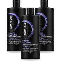 Syoss 3 x – Shampoo – Blonde – 440 ml - Voordeelverpakking - 3 stuks