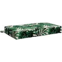 vidaXL Rugkussen SOEST 100% Polyester Bladpatroon 70 x 40 x 10 cm
