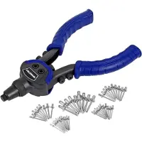 Workpro Klinknageltang 250mm 5-in-1 met 100 Klinknagels