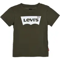 Levi's Kids T-shirt met tekst - olijfgroen Jongens Katoen Ronde hals Tekst - maat 164