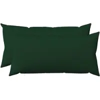 vidaXL Kussensloop 2 st HEERLEN Donkergroen 40 x 80 cm Stof