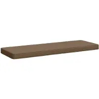 vidaXL 1-delig Bankkussen VUGHT 100% Polyester Taupe 110 x 40 x 5 cm