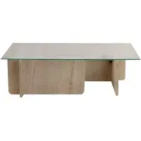 Skye Decor , Flavio - Houten wit, salontafel, wit houtfineer, 100% melaminecoating, 105 x 65 x 30 cm