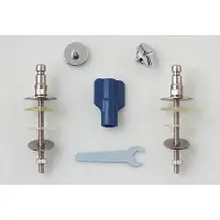 Laufen Pro scharnier voor toiletzitting, type 9195.0/1 (zijdelingse bevestiging met sleuf), 1 stuk.