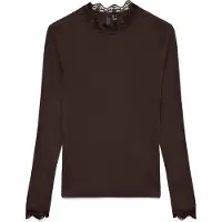 Vero Moda Shirt 'VMRosa' donkerbruin