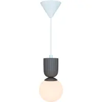 Nordlux Glazen hanglamp Sadie, dimbaar, bruin / roest, Woon-/ Eetkamer, Keramiek, Scandinavisch, hanglamp
