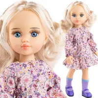 Paola Reina Poppen, Amigas Clara, bloemenjurk, 32 cm - Poppenaccessoire