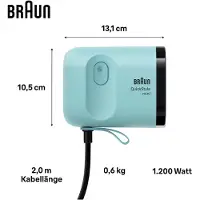 Braun Quickstyle Mini Gs1051gr Handstomer Groen