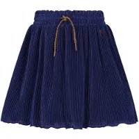 Nono korte plissé rok - blauw Meisjes Polyester Effen - maat 110