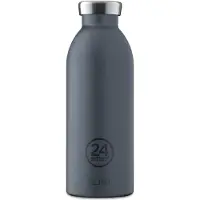 24Bottles Drinkfles 'Clima 500 ml' donkergrijs