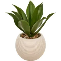 Atmosphera Kunstplant met Pot - Ø28xH51cm - Wit
