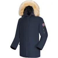 Norlund - Heren Jas winter Bjork Parka Jacket - Blauw - Maat XL