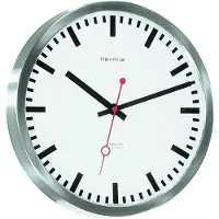 Hermle | Stationsklok | Zilver
