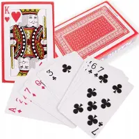 PrzydaSie Poker Speelkaarten, 54 Kaarten, Plastic Gecoat, Traditioneel