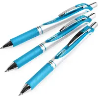 Pentel - Gelschrijver Energel BL77 lichtblauw 0.4mm | 1 stuk | 12 stuks