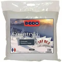 Dodo Lot de 2 Oreillers COUNTRY 60x60cm