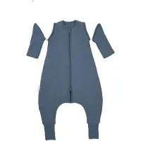 Meyco Baby Studio Collection Classic Slaapoverall Jumper - Afritsbare Mouwen - Indigo - 92cm - 2.5 TOG