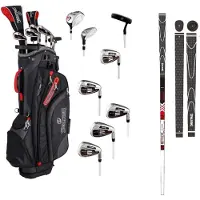 Spalding True Black 14-Delige Golfset +1 Inch (graphite shaft)