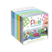 Pixelhobby kubus - 24-delig - tropische vogels II