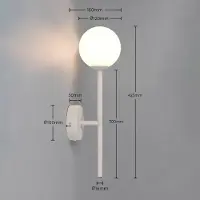 TRIO Wandlamp Firano, alu / grijs / zink, Woon-/ Eetkamer, metaal, Modern, wandlamp