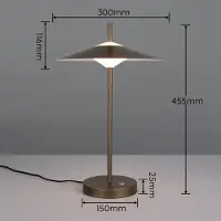TRIO LED-vloerlamp Amalo, dimbaar, alu / grijs / zink, Woon-/ Eetkamer, metaal, Modern, LED vloerlamp