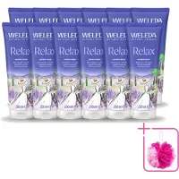 Weleda 12 x - Douchecrème Aroma Shower Relax - 200 ml - Bulkverpakking - Douchecrème - Douchemop - Ontspanning