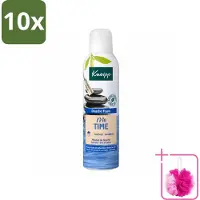 Kneipp 10 x - Douche schuim - Me‑Time - Patchouli & Sandelhout - 200 ml - Bulkverpakking - Douche foam - Douchemop - Me-time