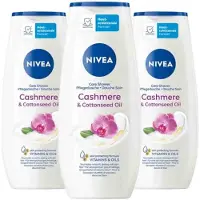 Nivea 3x Douchecrème Cashmere & Cotton Seed Oil 250 ml