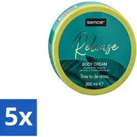 Sence 5 x - Release - Bodycrème - Wellness - 200 ml - Voordeelverpakking - 5 stuks