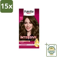 Palette 15 x - Haarverf - Poly – 600 Lichtbruin – 115 ml - Wasstrips - Tandpasta - Tandplak - Fluoridetandpasta - Mondhygiëne - Tandvlees