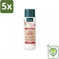 Kneipp 5 x - Douchecrème - Silky Secret - 200 ml - Grootverpakking - Vaatwasstrips - Douchecrème - Zijde - Melkproteïnen - Zijdeboombloem - Huidverzorging