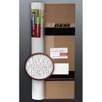 EDEM Overschilderbaar behang 80362BR70-4 Vliesbehang XXL structuurbehang reliëfbehang wit 4 rol 106 m2