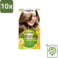 Palette 10 x Poly - Haarverf - Middenblond 7-0 - 115ml - Grootverpakking - Vaatwasstrips - Haarverf - Middenblond - Permanente Haarverf - Natuurlijke Kleur - Haar Verzorging