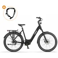 Tomos EB 19 - Elektrische Fiets - 28 inch - 250W motor - Actieradius tot 160 km - 7 versnellingen - Hydraulische schijfremmen - 748Wh accu - Zwart Mat