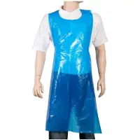 Comfort Plastic Wegwerp Schorten - Optimale Bescherming - 100 Stuks - Schort en jas, LDPE, 81x125cm, 12my, blauw
