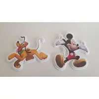 Disney - Mickey Mouse - Foam muurstickers - Geel/Rood -
