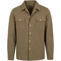Suitable Suitabe Overshirt Herringbone Groen