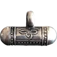 Spiru Zilveren Hanger Mantra Koker/Prayerbox (Model 1)