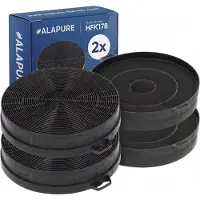 Alapure 2x Koolstoffilter voor KKT Kolbe 353121 / 00353121 (2St.)