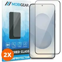 Mobigear Screenprotector geschikt voor Samsung Galaxy S26 FE Glazen | Premium Screenprotector - Case Friendly (2-Pack)