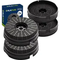 Alapure 2x Koolstoffilter voor Respekta CFC0038000 (2St.)