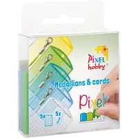 medaillons en Color Cords - koele tinten transparant