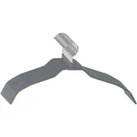 Wenko Set van 20 dunne hangers ALESSIA , 21,5 x 41 cm, grijs