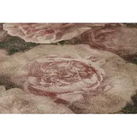 Profhome Bloemen behang 374022-GU vliesbehang licht gestructureerd met bloemen patroon mat roze rood zwart 5,33 m2