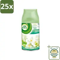 Air Wick 25 x - Luchtverfrisser Navulling - Jasmijn & Witte Bloemen - Automatische Spray - 250 ml - Wasstrips - Luchtverfrisser - Geur - Bloemige Geur - Jasmijn - Witte Bloemen